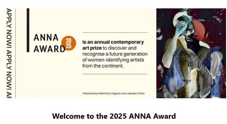 Cover of the post Call for entries - Anna Prize 2025: An Opportunity for Women Contemporary Artists in Africa and the Diaspora