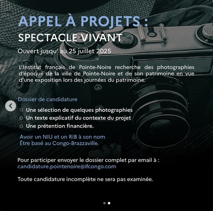 Cover of the post Call for Photography Projects for Live Performance