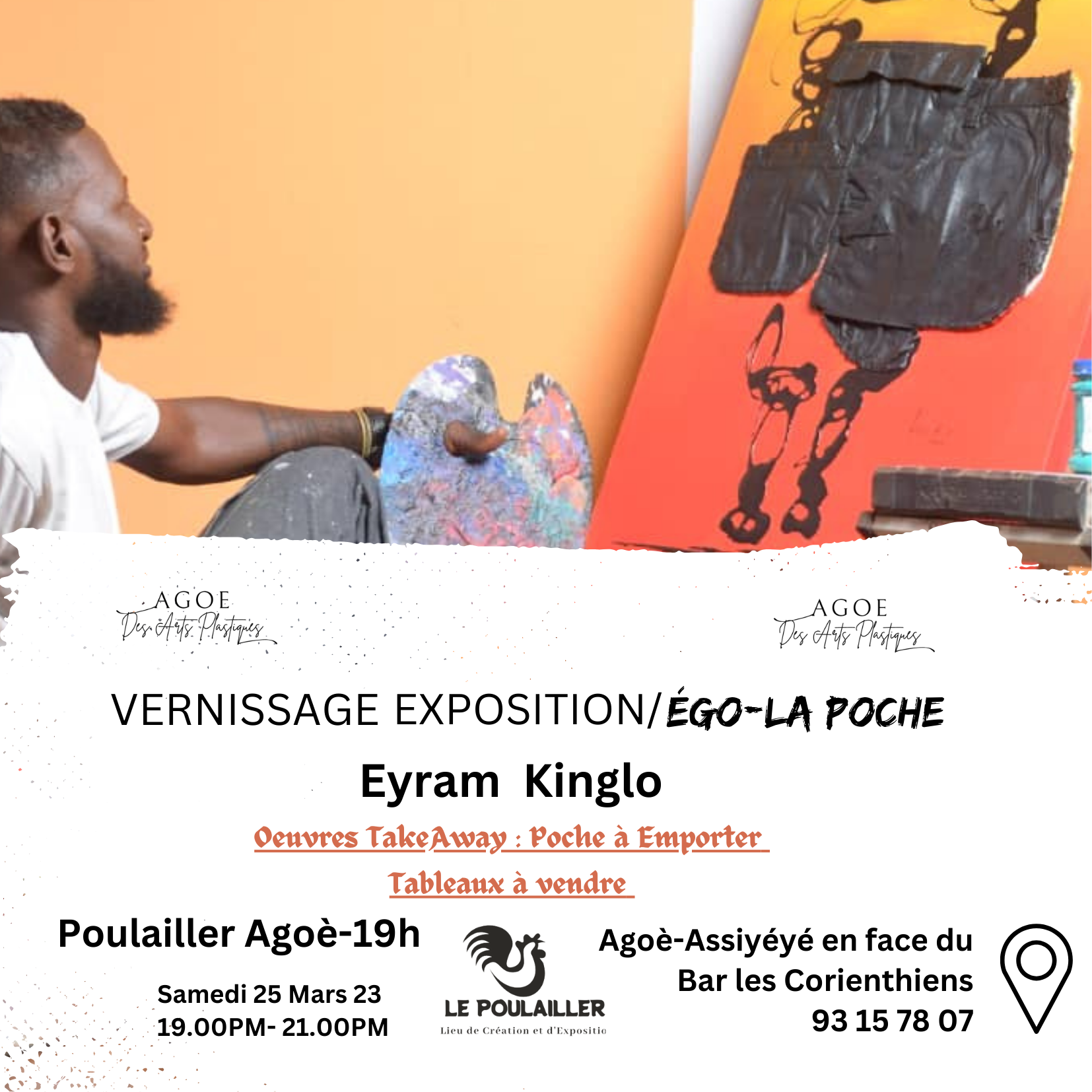 EGO-LA POCHE Exhibition Poster