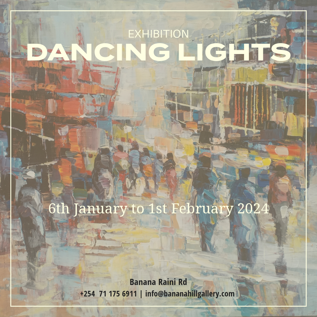 Dancing Lights Exhibition Poster