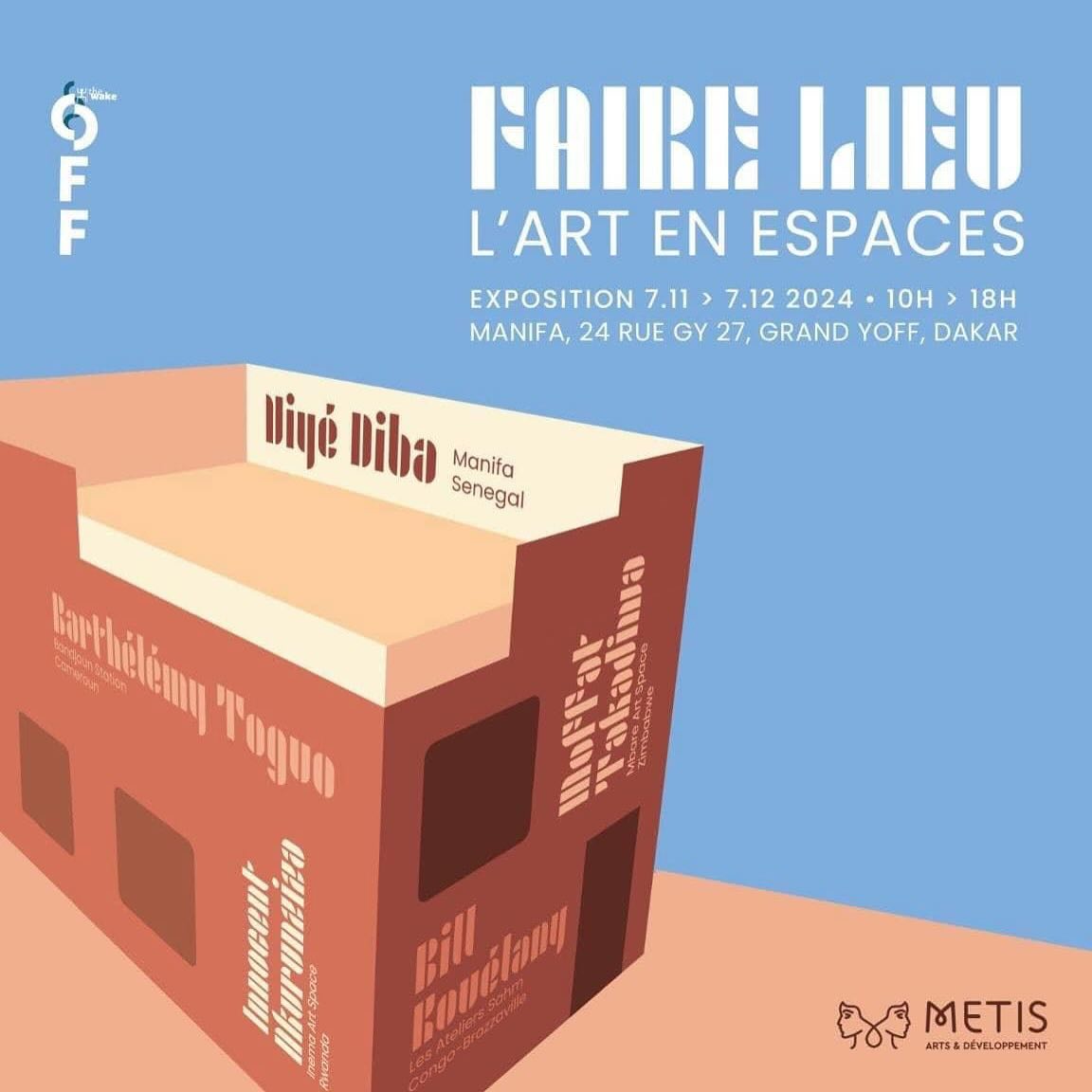 FAIRE LIEU - L'Art en Espaces Exhibition Poster