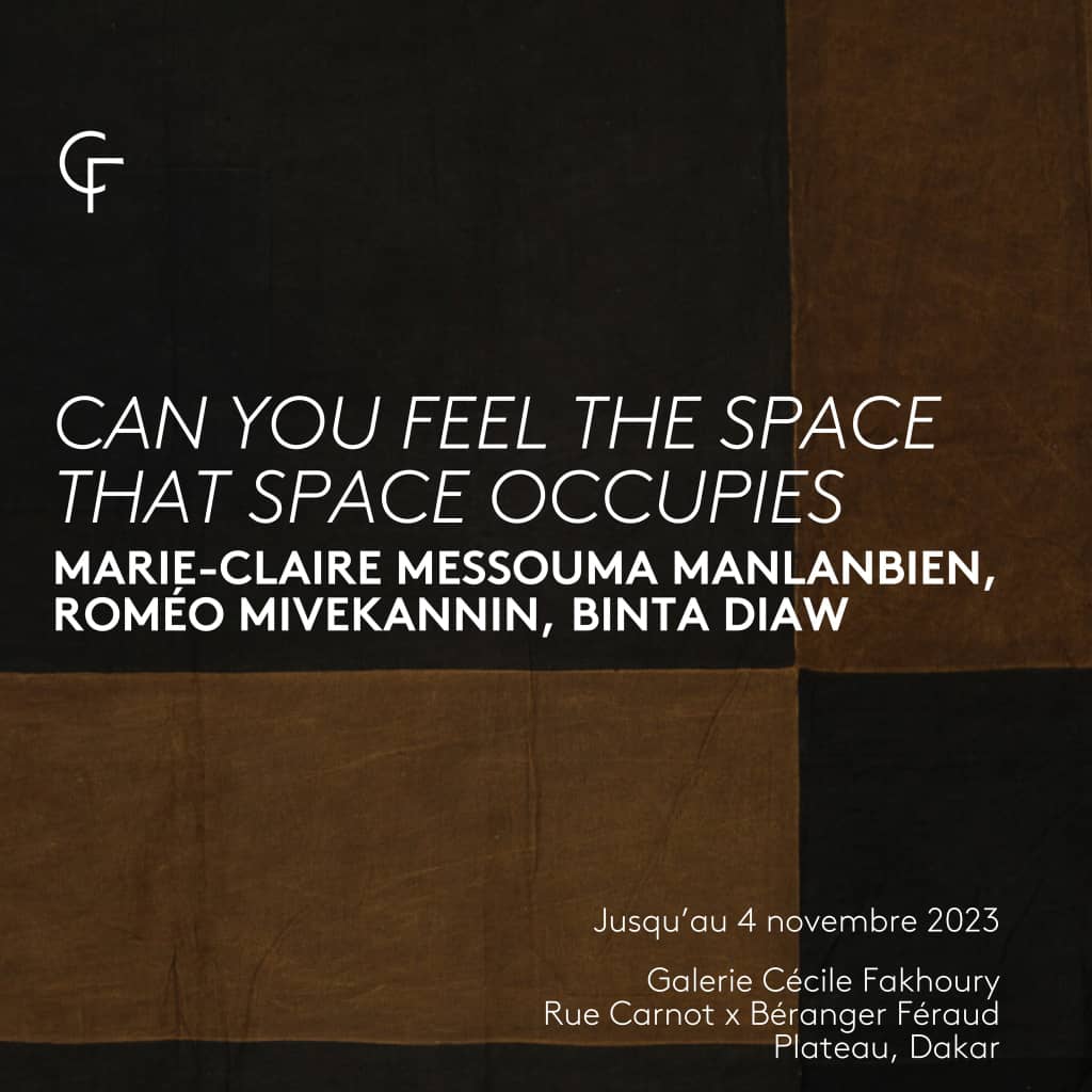 Can You Feel The Space that Space Occupies Exhibition Poster