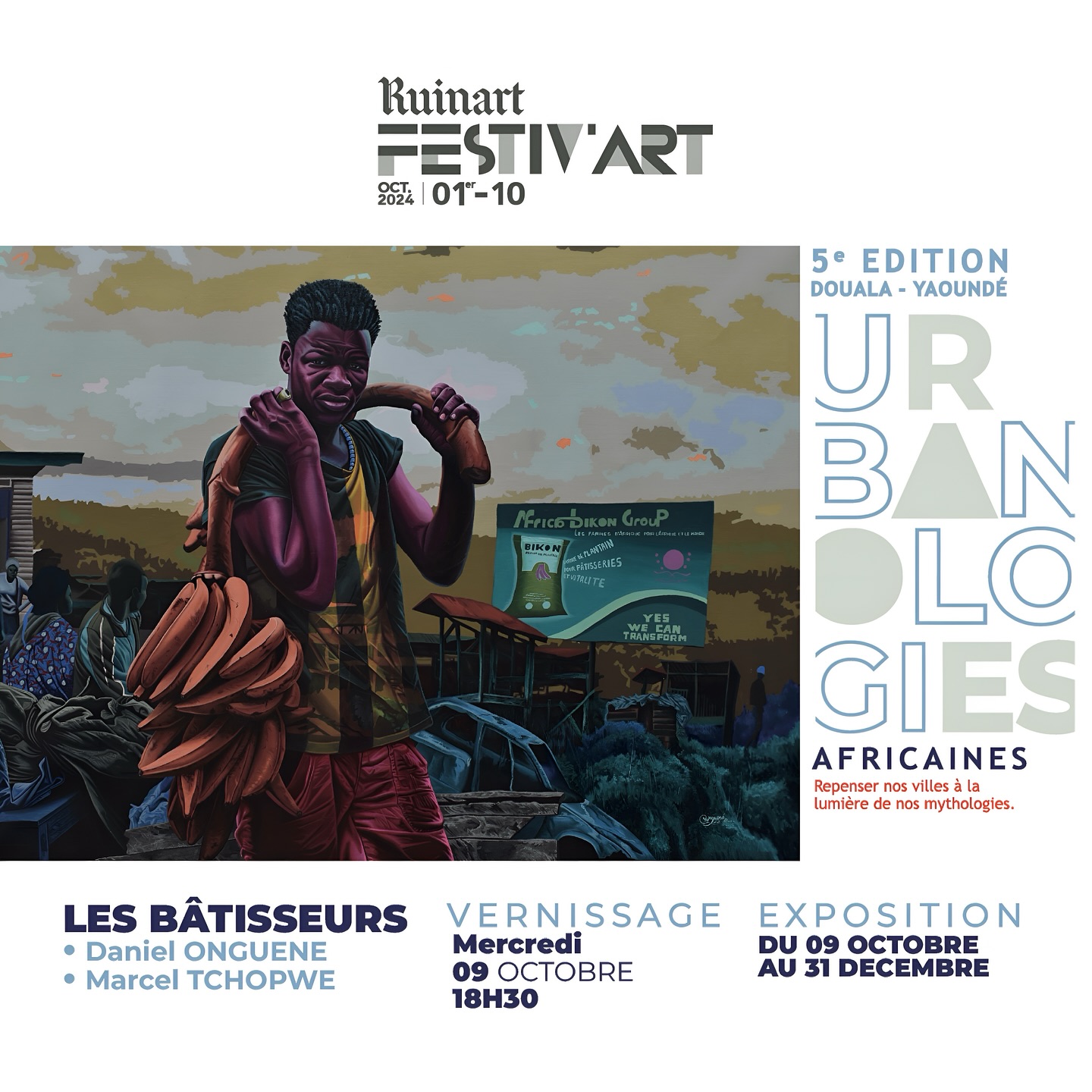 Affiche de l’exposition Les Bâtisseurs