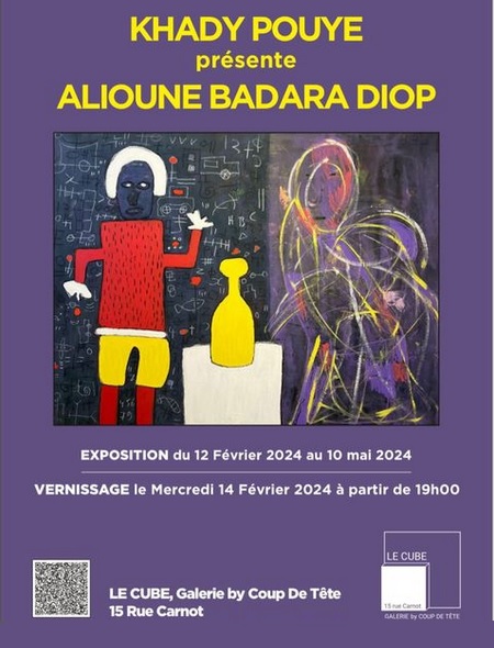 Khady Pouye présente Alioune Badara Diop Exhibition Poster