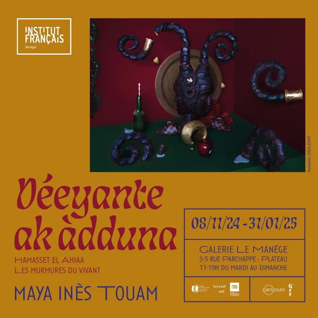 Affiche de l’exposition DÉEYANTE AK ÀDDUNA| Déeyante ak àdduna|Murmures Du Vivant