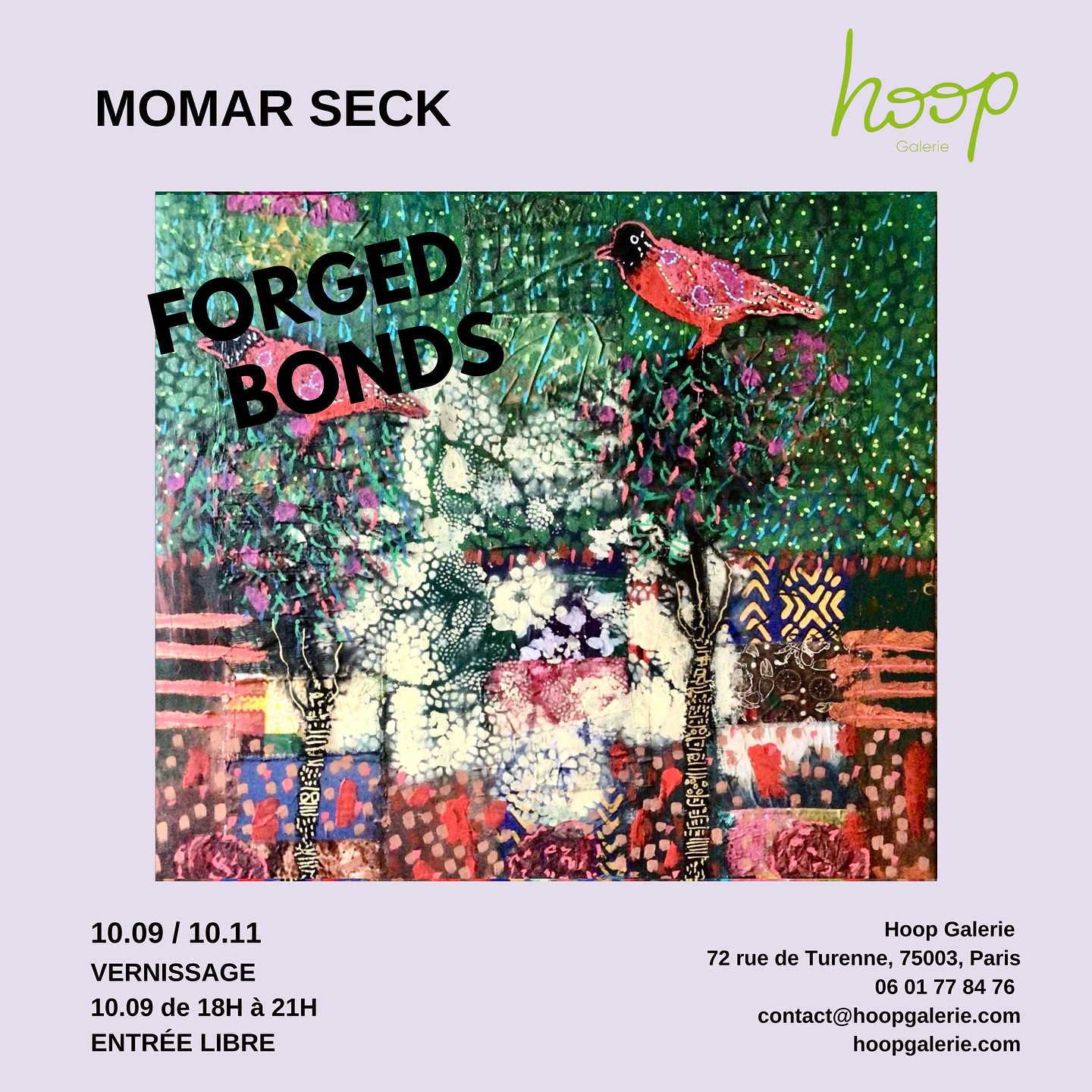 Forged Bonds Exhibition Poster