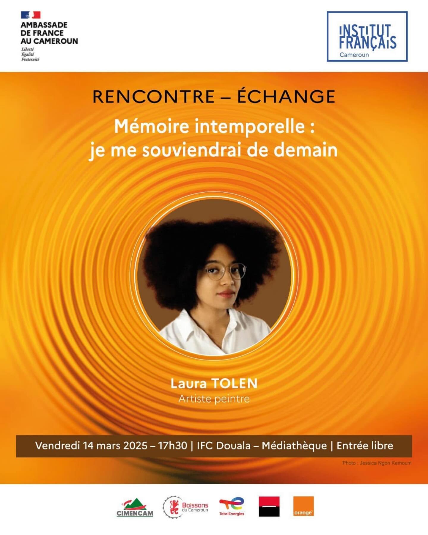 Cover of the post Meet the Painter Laura Tolen at IFC Douala: "Timeless Memory: I Will Remember Tomorrow"