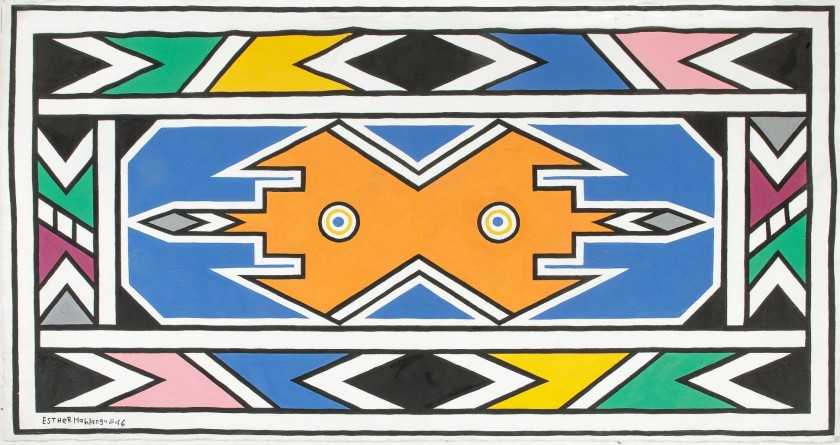 Cover of the artist Esther Mahlangu