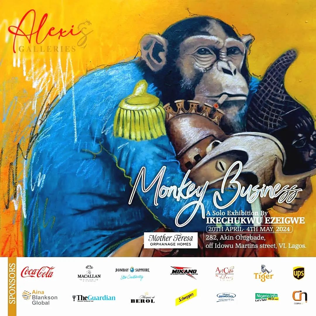 Monkey Business Exhibition Poster