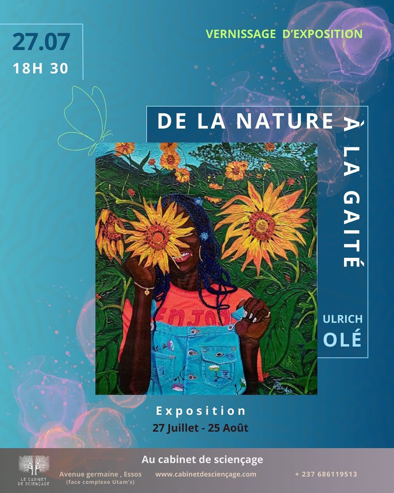 Affiche de l’exposition De la nature à la gaieté