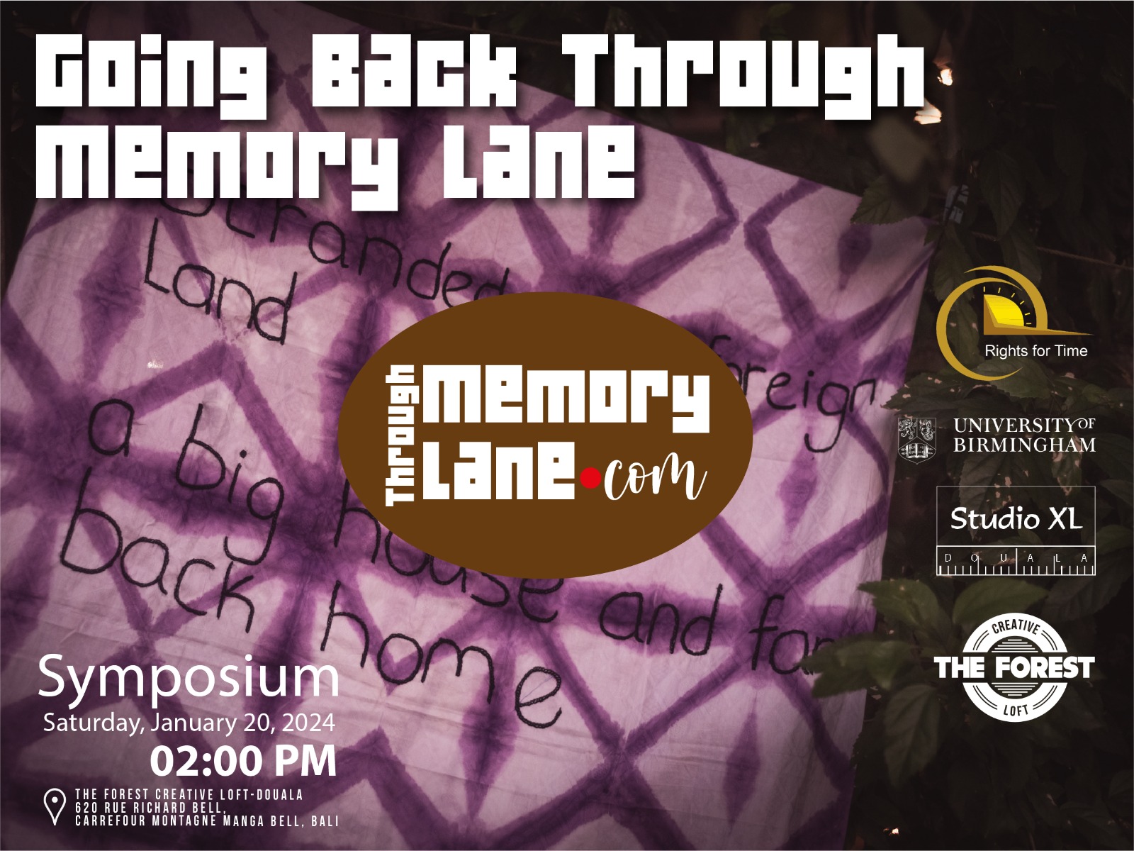 Cover of the post The Forest Creative Loft  presents the Symposium Going Back Through the Lane on  January 20, 2024 in Douala