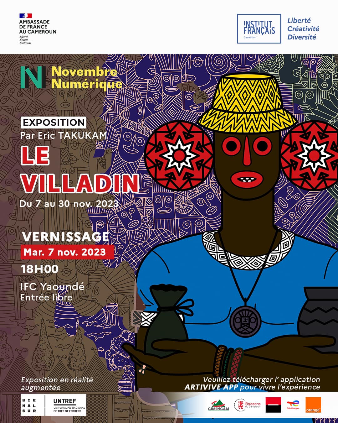 Le Villadin Exhibition Poster