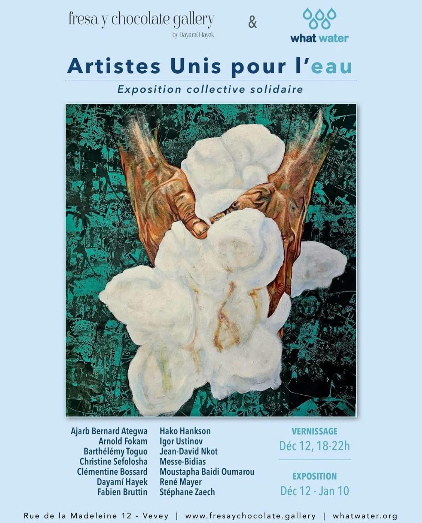 Affiche de l’exposition Artistes Unis pour l’Eau