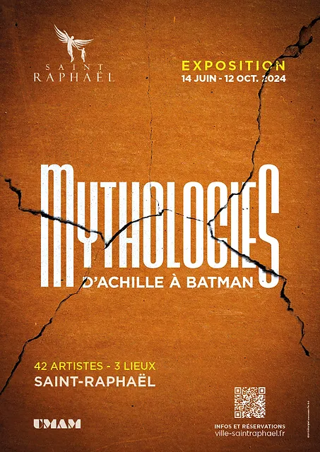 MythologieS, d'Achille à Batman Exhibition Poster