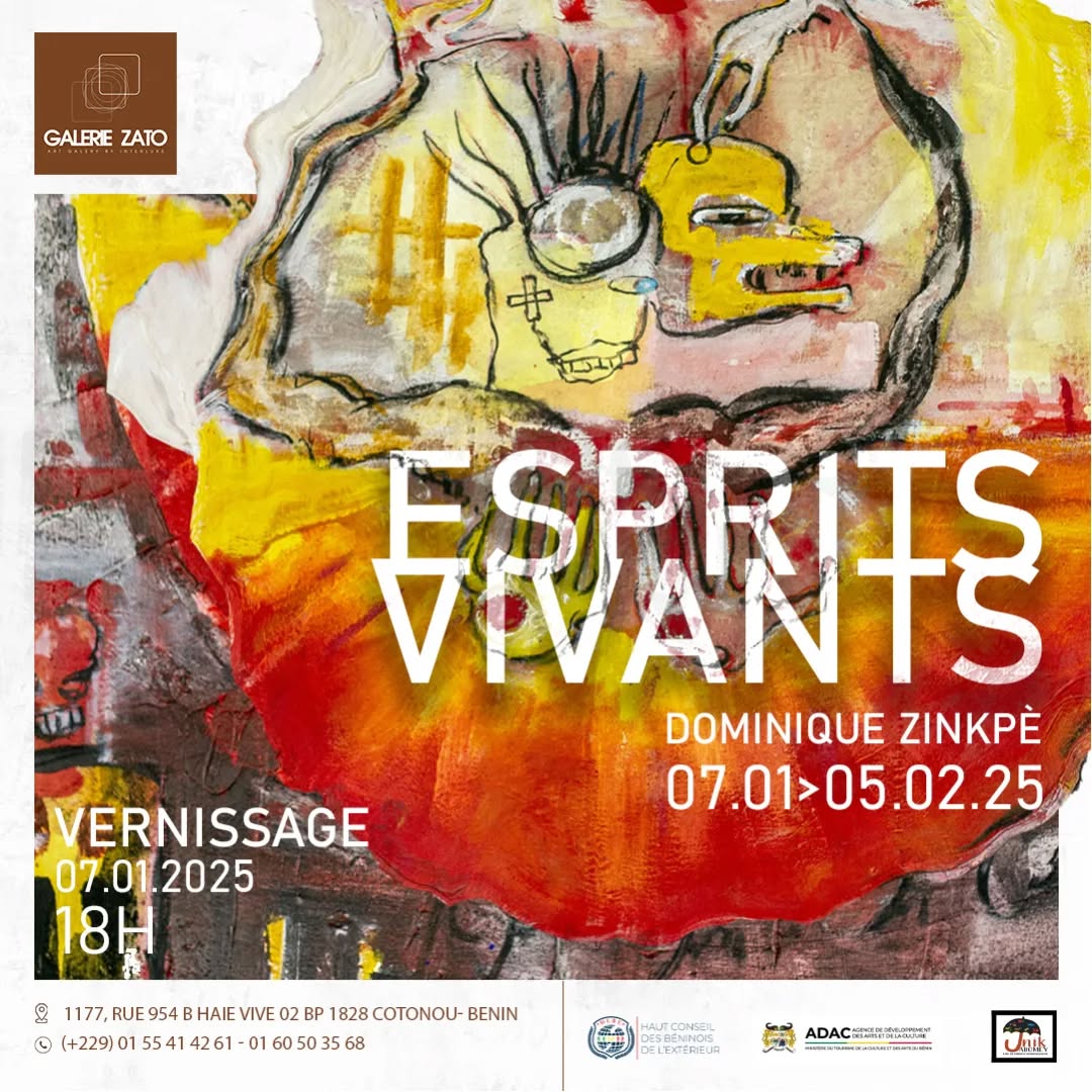 Esprits Vivants Exhibition Poster