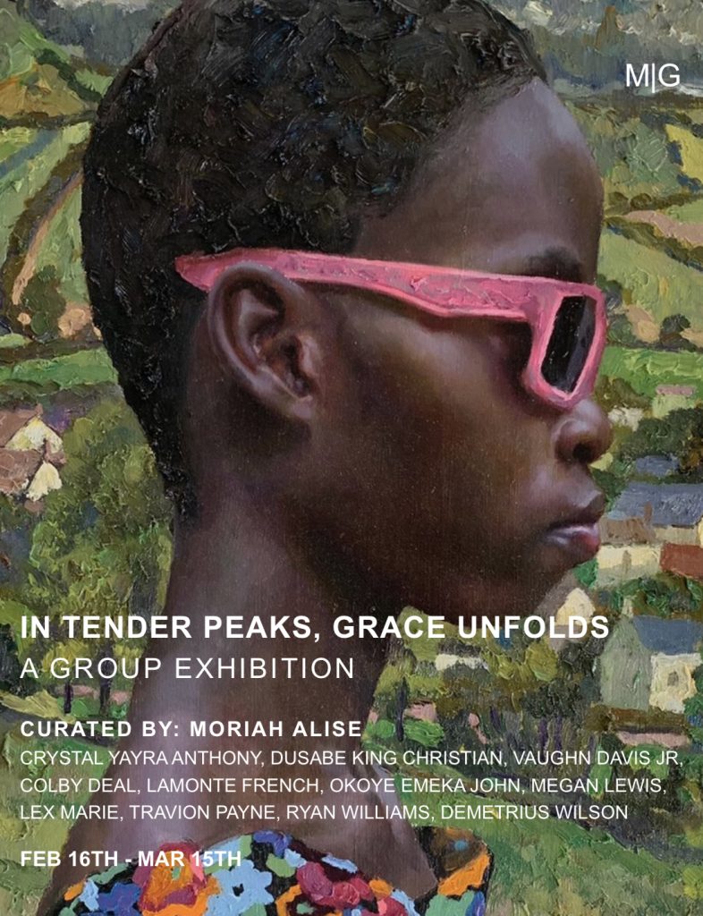 Affiche de l’exposition In Tender Peaks, Grace Unfolds