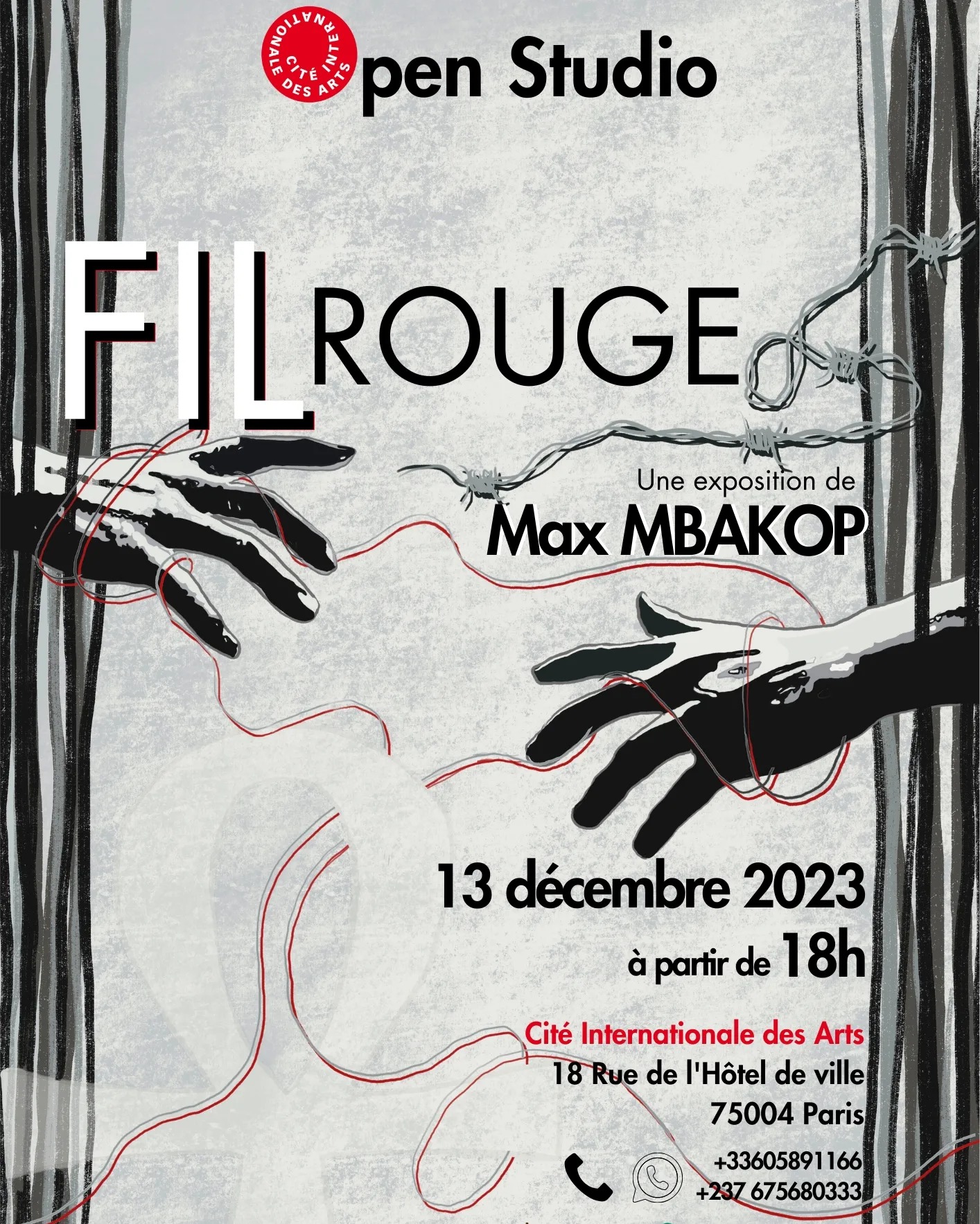 Fil Rouge Exhibition Poster