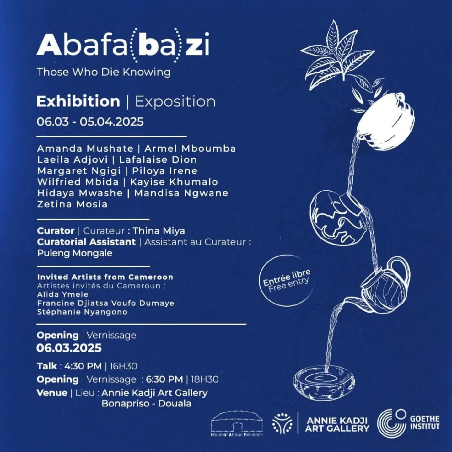 Affiche de l’exposition Abafa(ba)zi