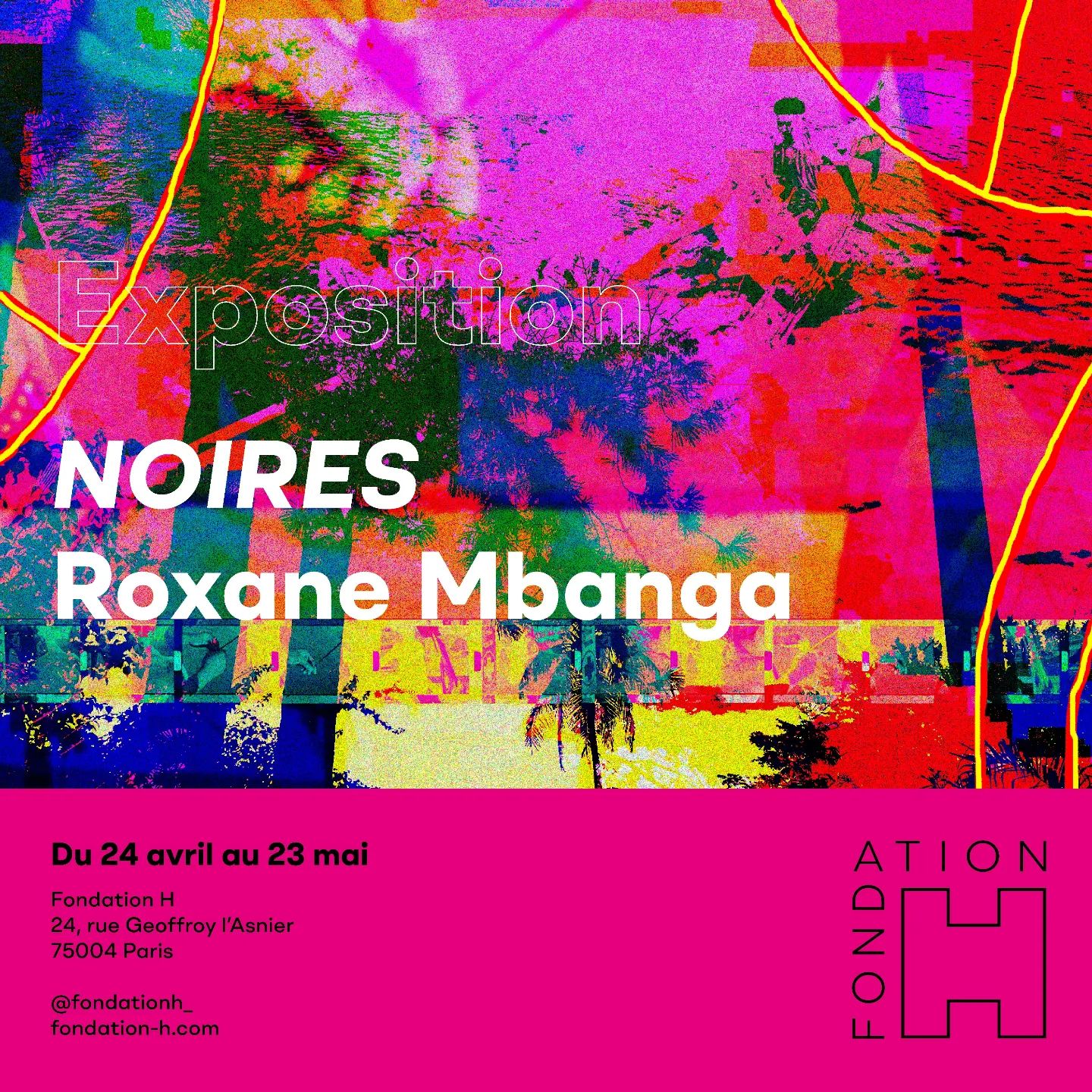 NOIRES Exhibition Poster