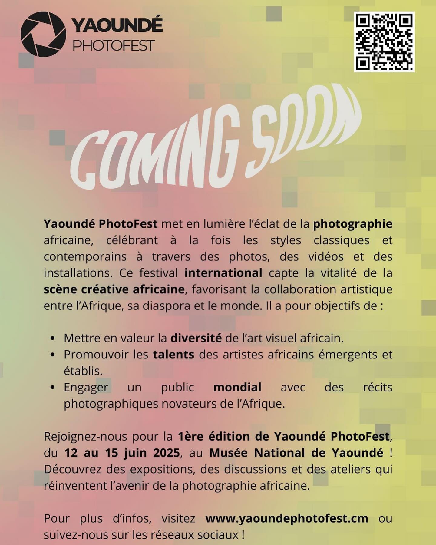 Affiche de l’exposition Yaoundé PhotoFest