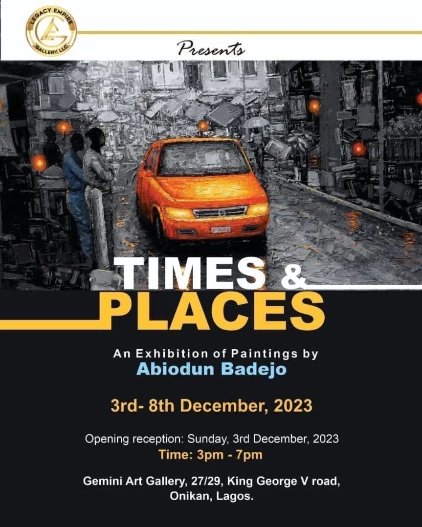 Times and Places Exhibition Poster