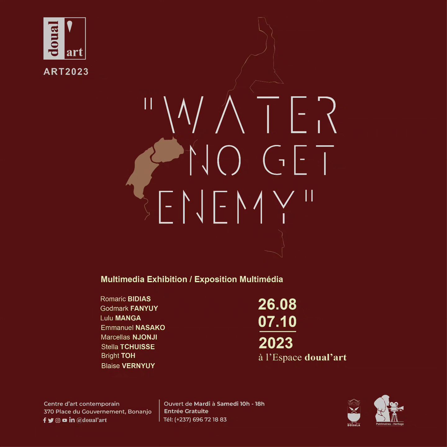 Water No Get Enemy Exhibition Poster