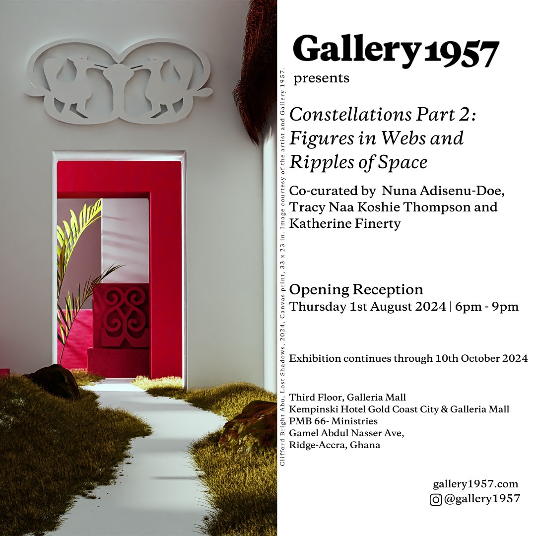 ‘Constellations Part 2: Figures in Webs and Ripples of Space’ Exhibition Poster