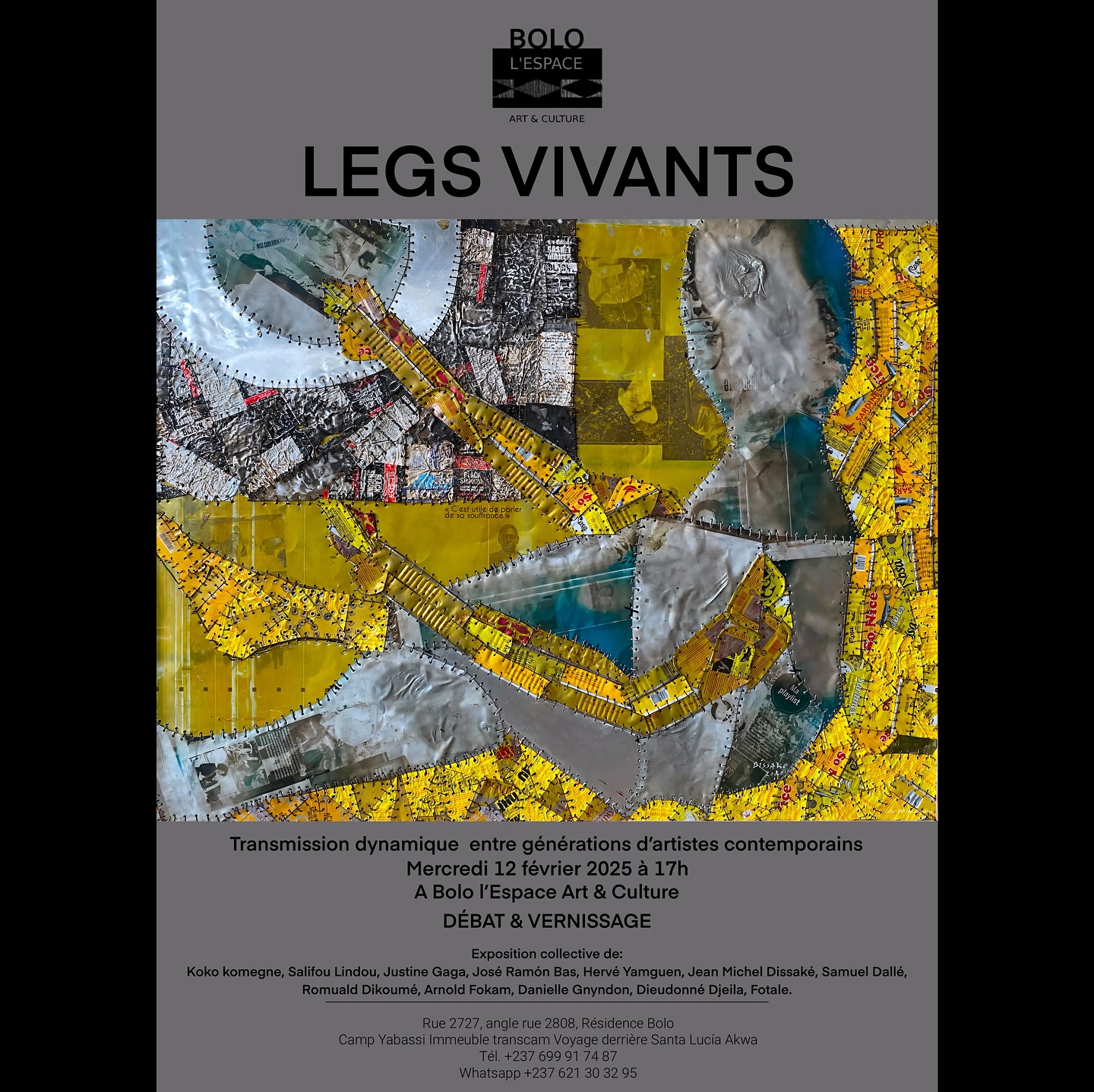 Affiche de l’exposition LEGS VIVANTS