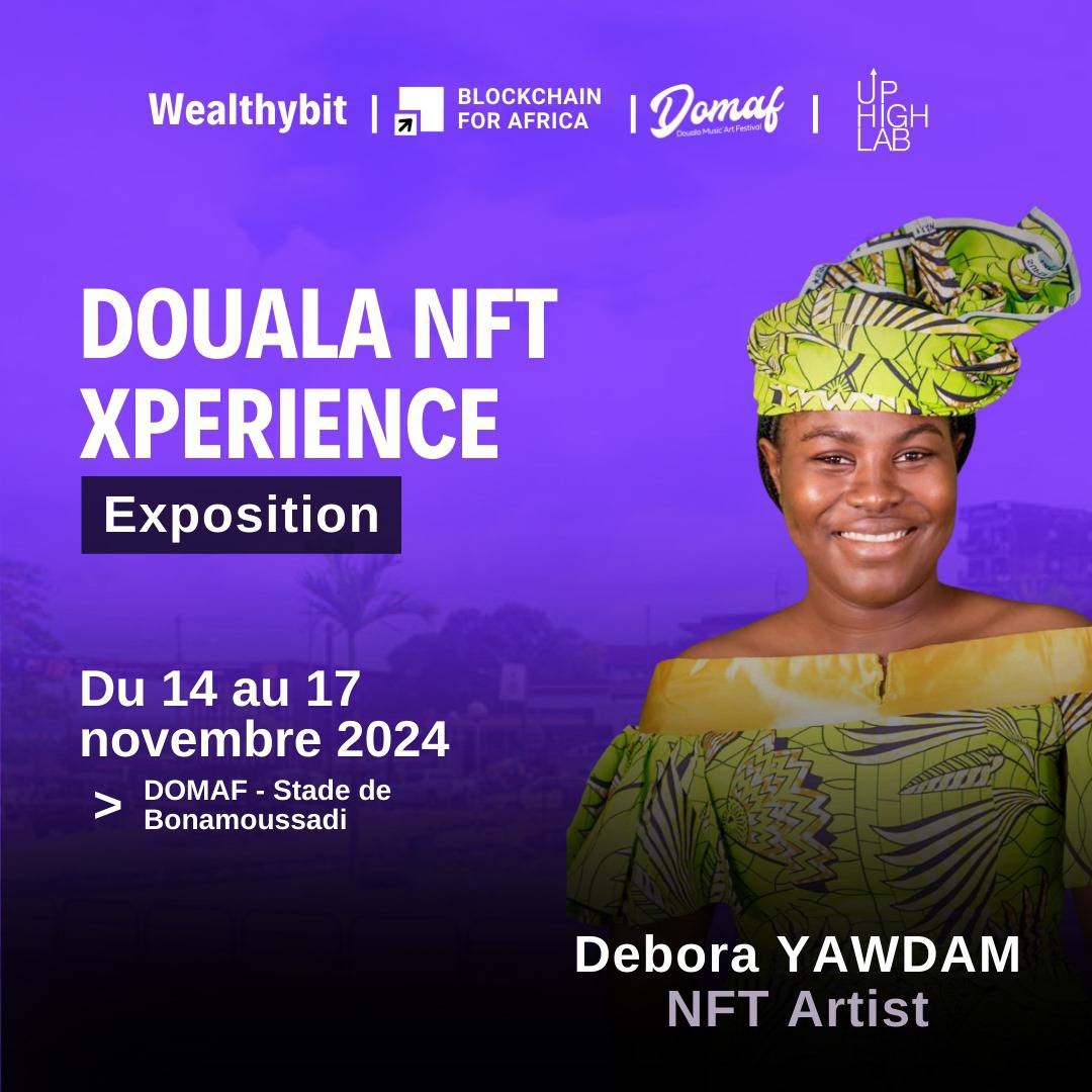 Affiche de l’exposition Douala NFT Xperience