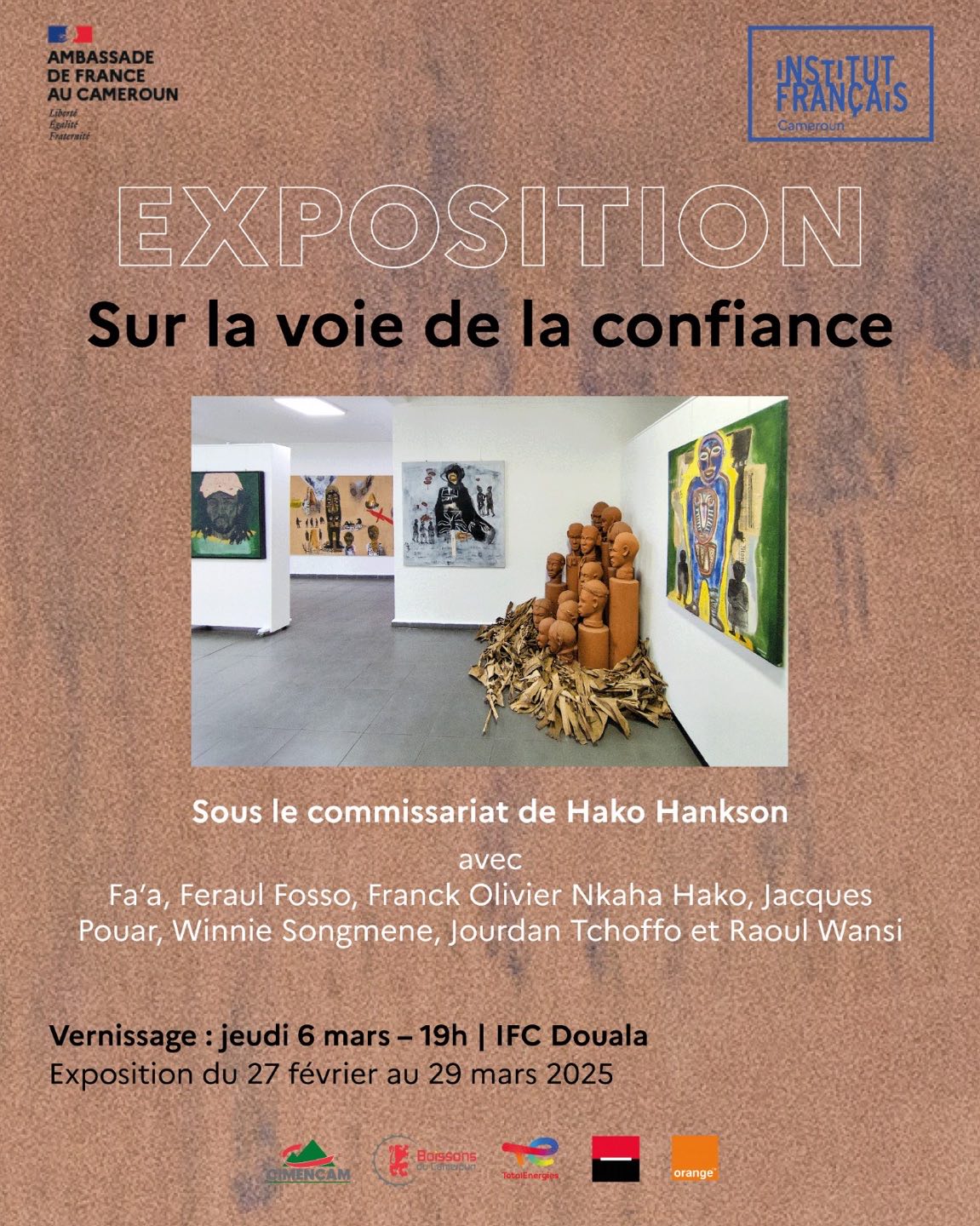 Sur la Voie de la Confiance Exhibition Poster