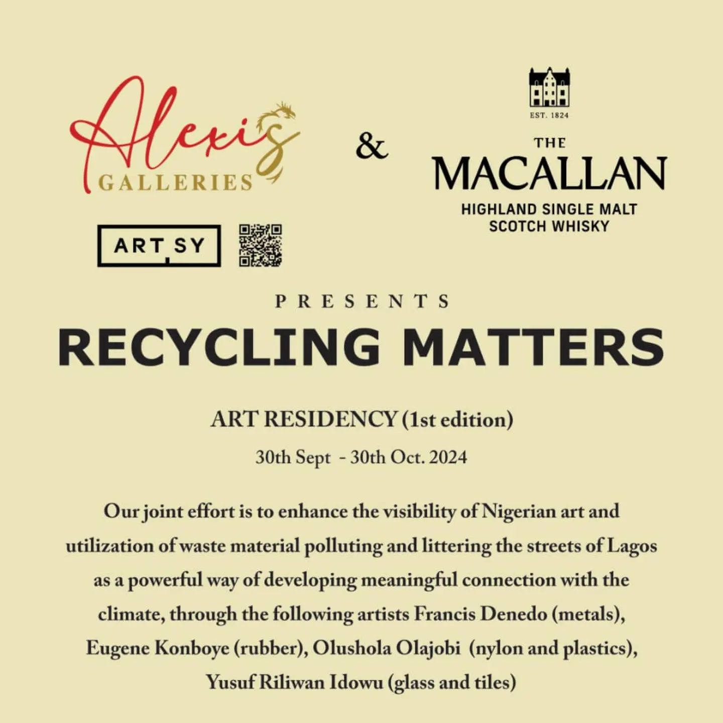 Recycling Matters Exhibition Poster