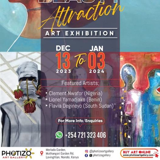 Life And Beauty Attraction Exhibition Poster