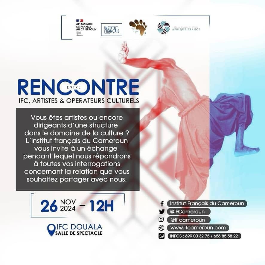 couverture de l'article Rencontre Entre l’Institut Français du Cameroun Et Les Acteurs Culturels – 26 Novembre 2024