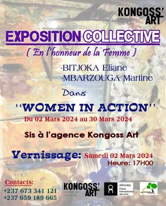 Women In Action Exhibition Poster