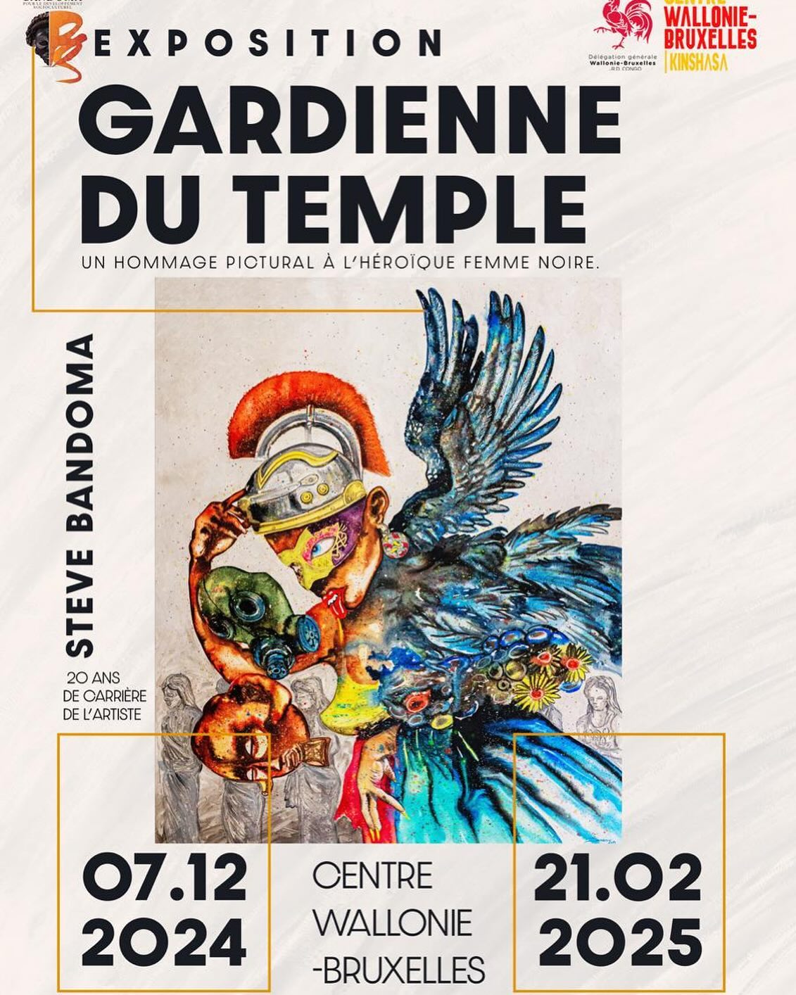 Affiche de l’exposition Gardienne du Temple