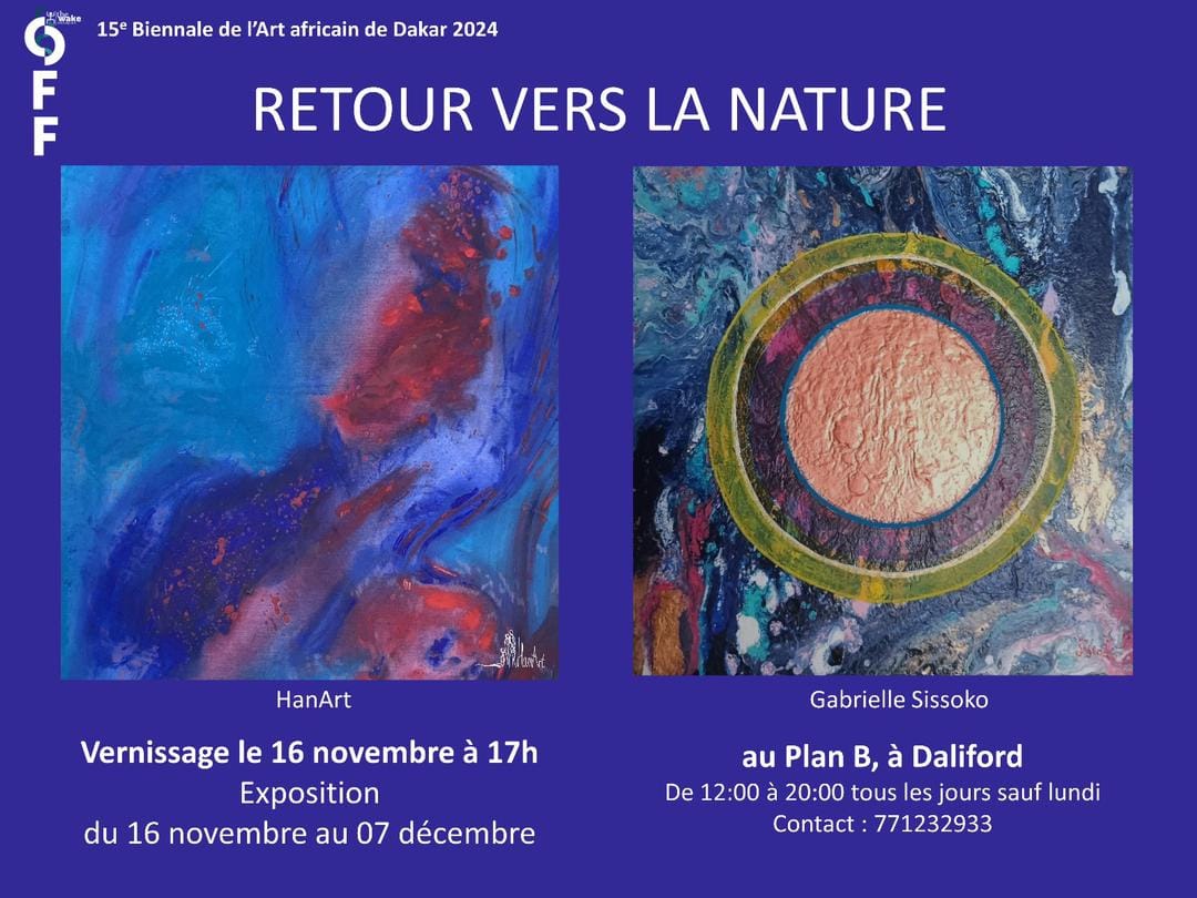 RETOUR VERS LA NATURE Exhibition Poster