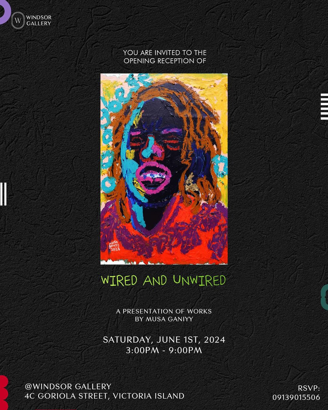 WIRED AND UNWIRED Exhibition Poster