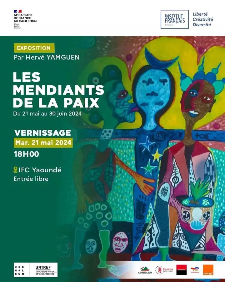 Les Mendiants De La Paix Exhibition Poster