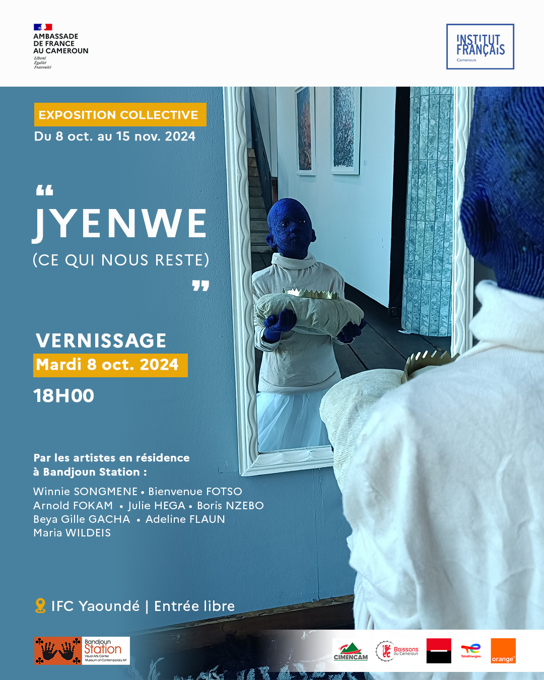 Affiche de l’exposition JEYNWE ( Ce qui nous reste)